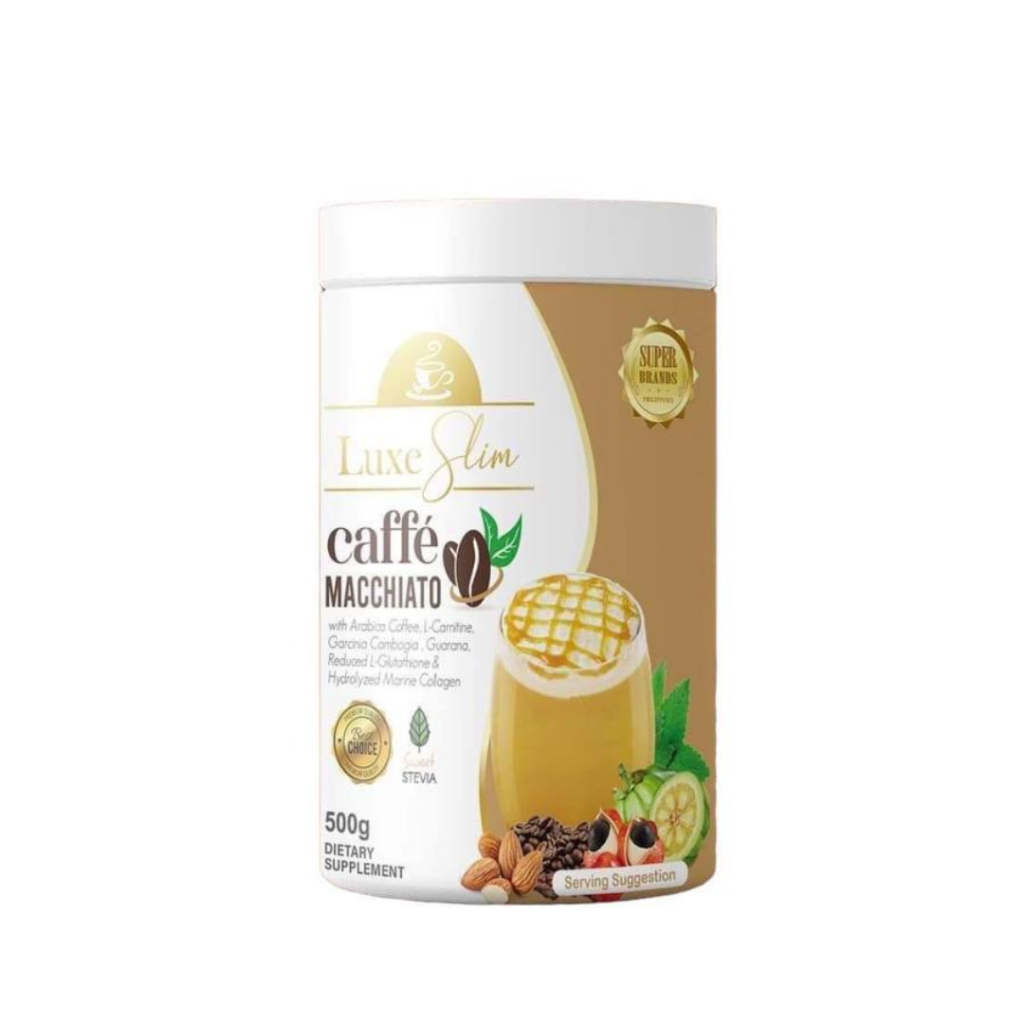 Luxe Slim 500g (Caffe Macchiato, Dark Choco, Melon, 4 Seasons, Matcha, Avocado, Lychee, Decaf, Turmerico) Slimming Drinks