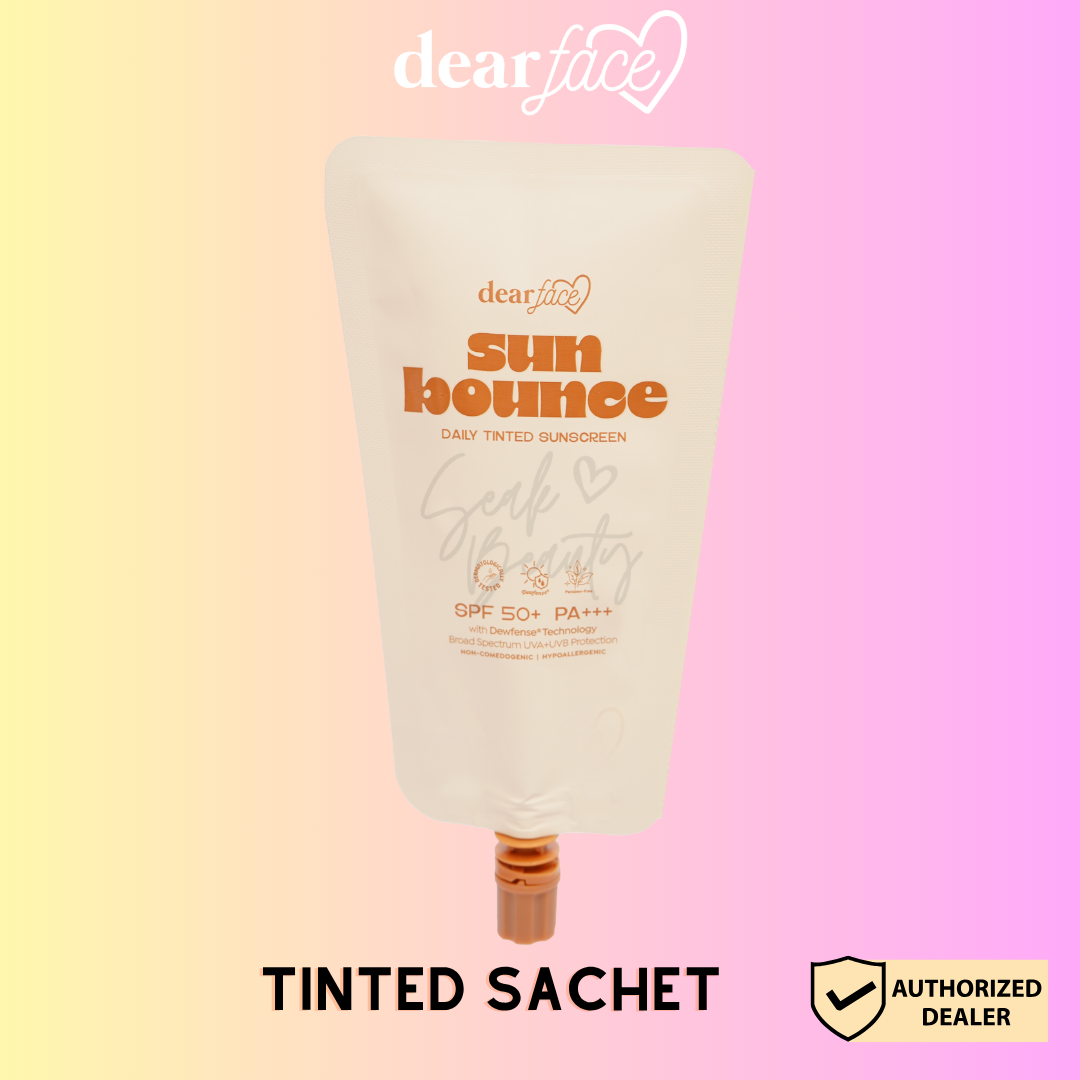Dear Face Sunbounce Tinted and Daily Defense Sunscreen SPF50