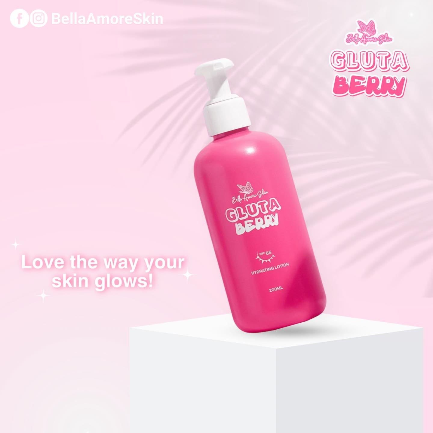 Bella Amore Skin Gluta Berry Lotion 200ml SPF 65
