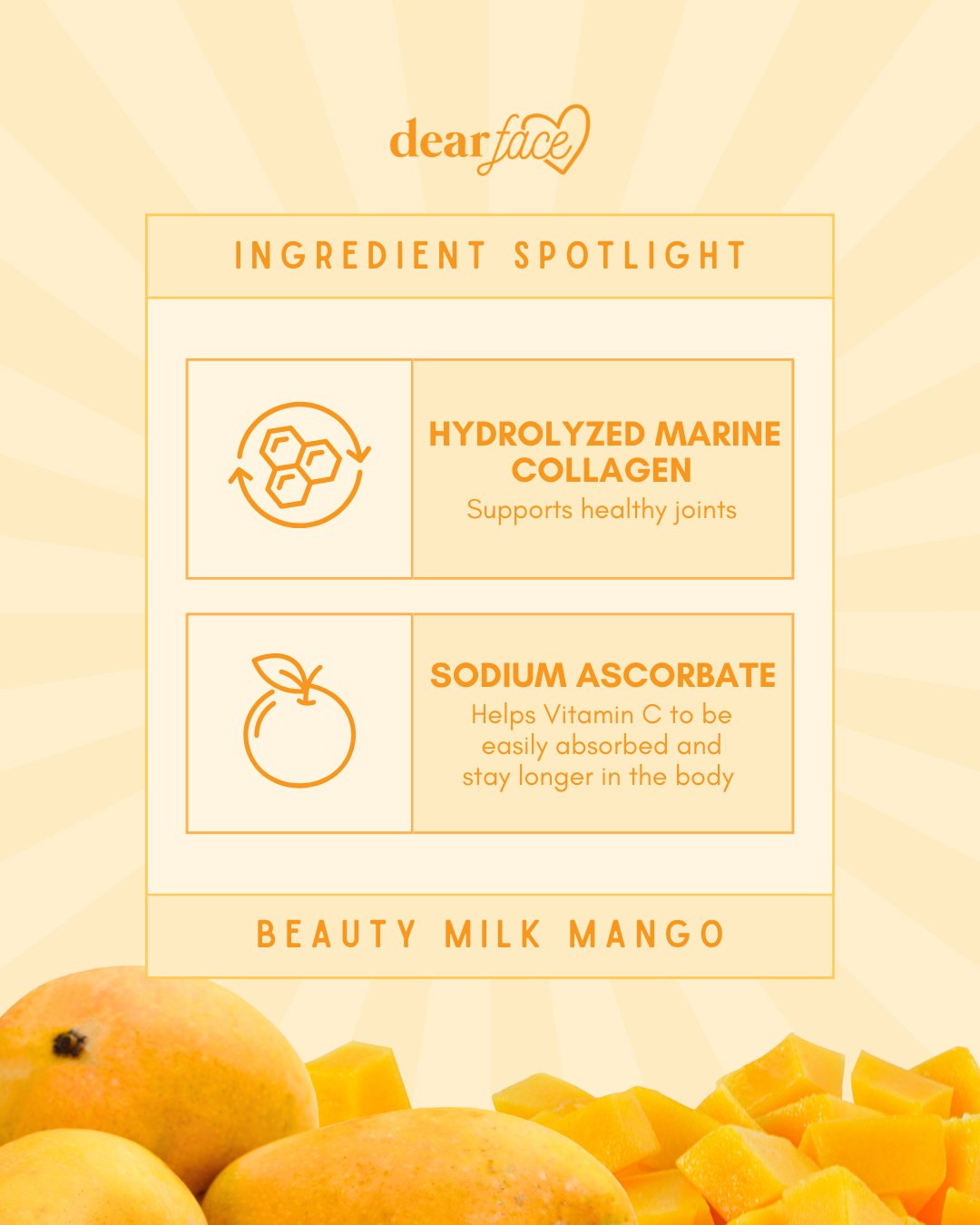 Dear Face Beauty Milk Mango