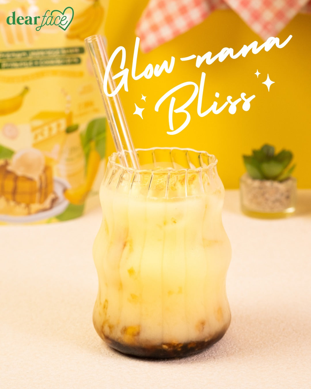 Dear Face Beauty Milk Banana 10 Sachets per pouch
