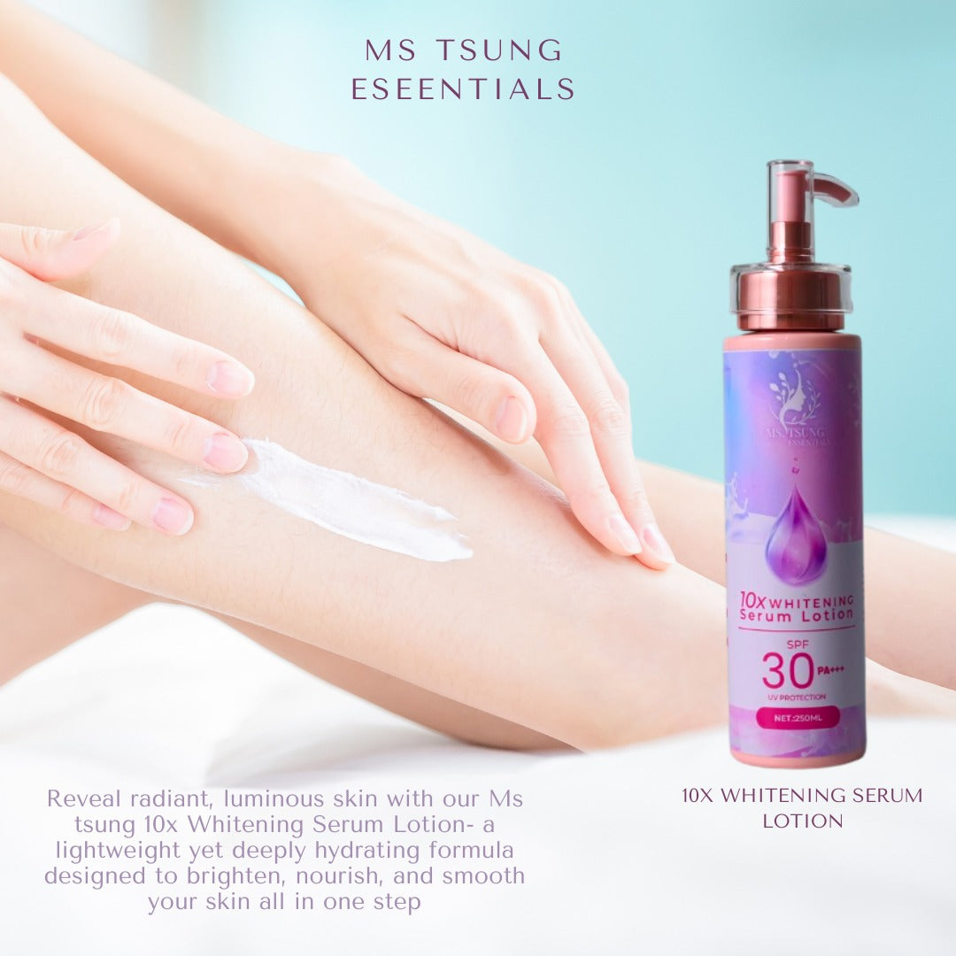Ms. Tsung 10X Whitening Serum Lotion 250ml Advanced Skin Whitening and Brightening Formula