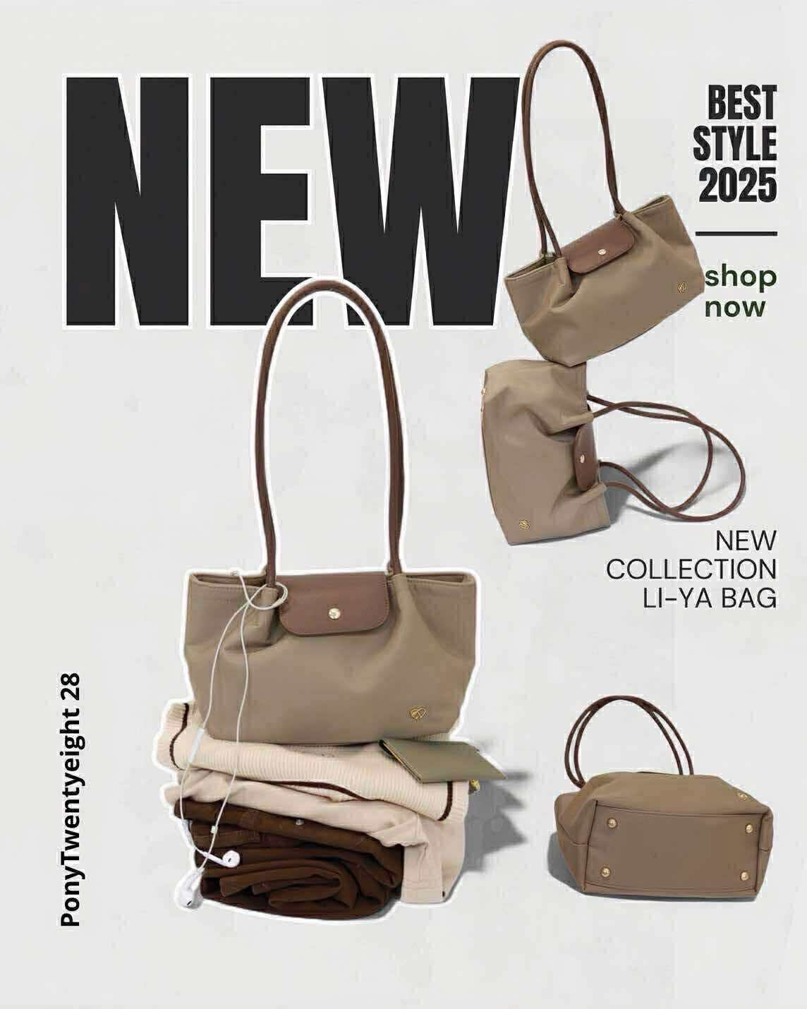 Pony Twentyeight Li-ya Nylon Bag