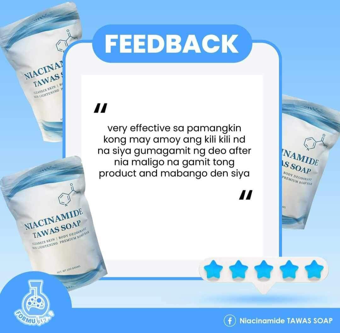 Formulove Niacinamide Tawas Soap 100g, 50g, Mist 100mL