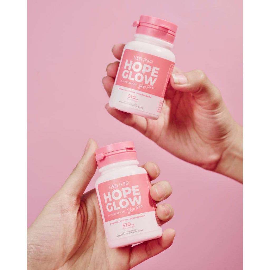 Hope Glow Skin Pro Luna Aura Japan Glutathione Skin Probiotic 30 Capsules