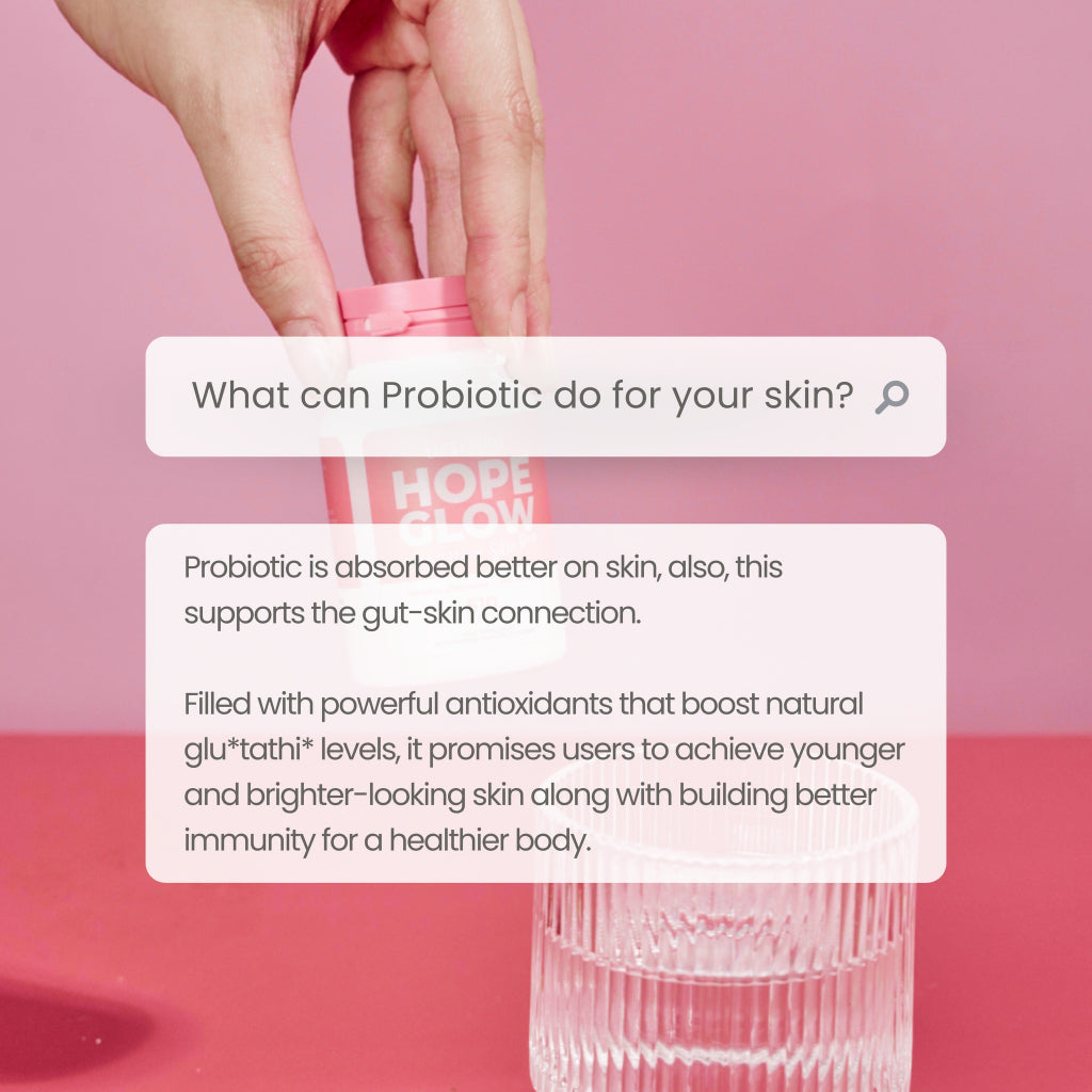Hope Glow Skin Pro Luna Aura Japan Glutathione Skin Probiotic 30 Capsules