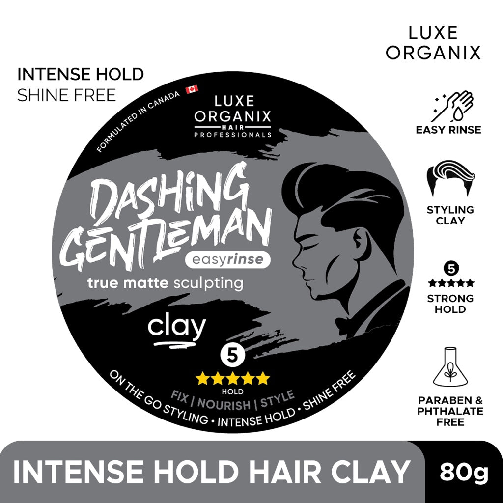 Luxe Organix Hair Professionals Dashing Gentleman Clay/ Wax/ Pomade 80g