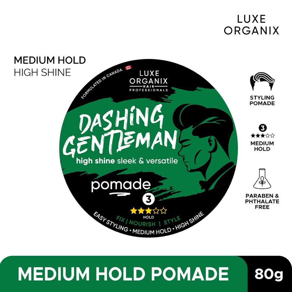Luxe Organix Hair Professionals Dashing Gentleman Clay/ Wax/ Pomade 80g