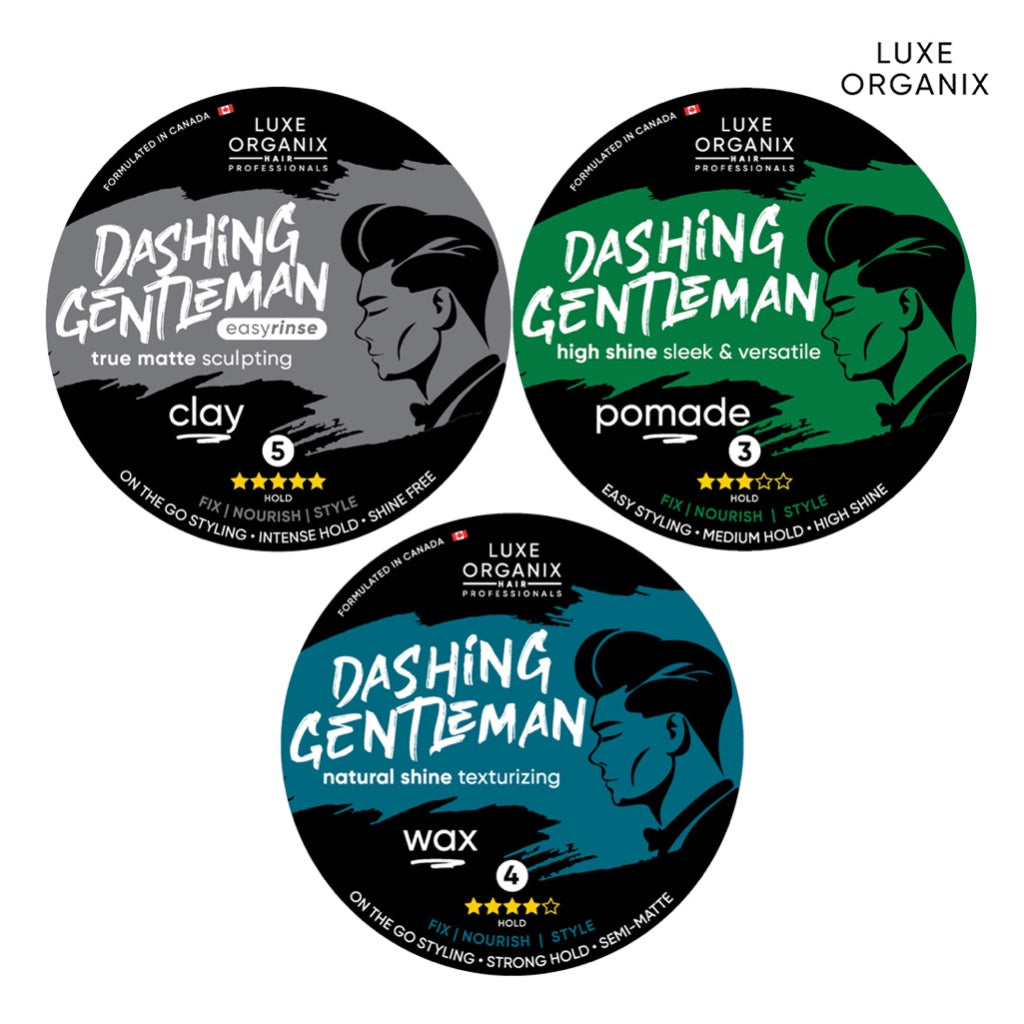 Luxe Organix Hair Professionals Dashing Gentleman Clay/ Wax/ Pomade 80g