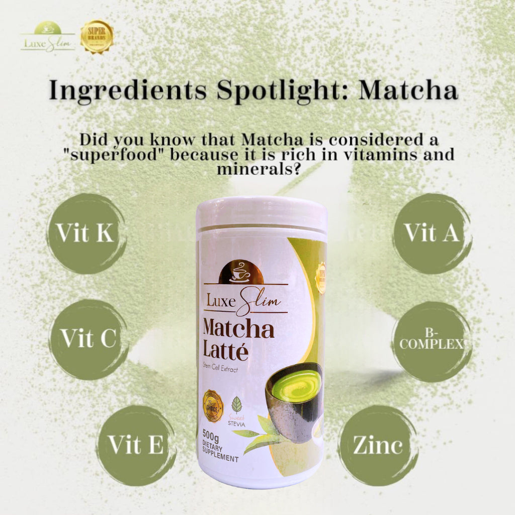 Luxe Slim 500g (Caffe Macchiato, Dark Choco, Melon, 4 Seasons, Matcha, Avocado, Lychee, Decaf, Turmerico) Slimming Drinks