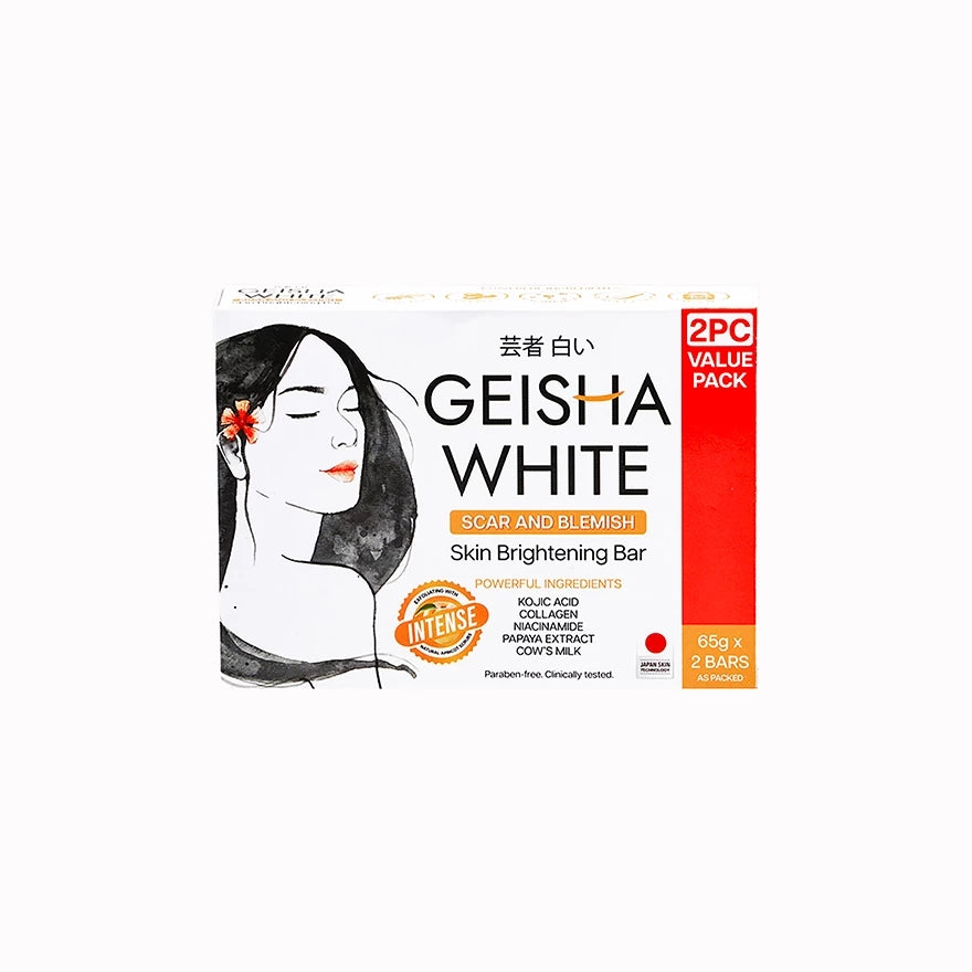 Geisha White Intense with Apricot Bar 65gx2