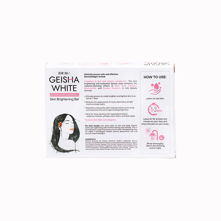 Geisha White Classic Bar 2S 65g