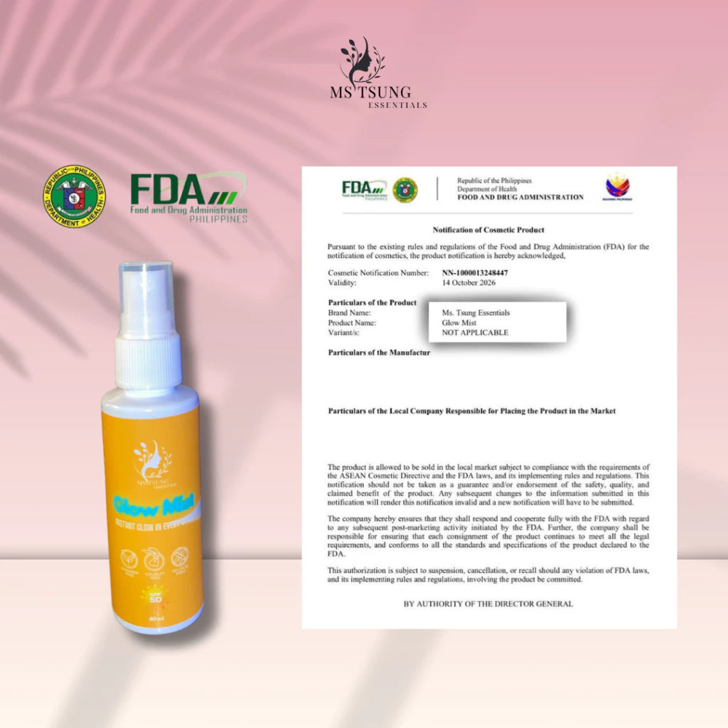 Ms Tsung Essentials Glow Mist SPF 50 (60ml)