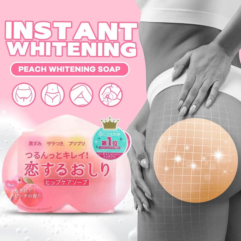 Pelican Peach Butt Soap Hip Care Scented Exfoliate Whitening Hip Care Soap Exfoliating Anti-Melanin
