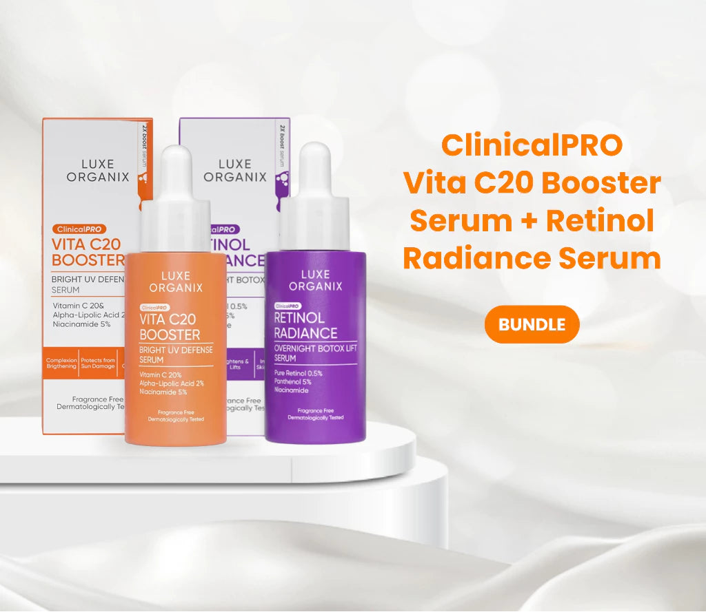 ClinicalPRO Vita C20 Booster Serum + Retinol Radiance Overnight