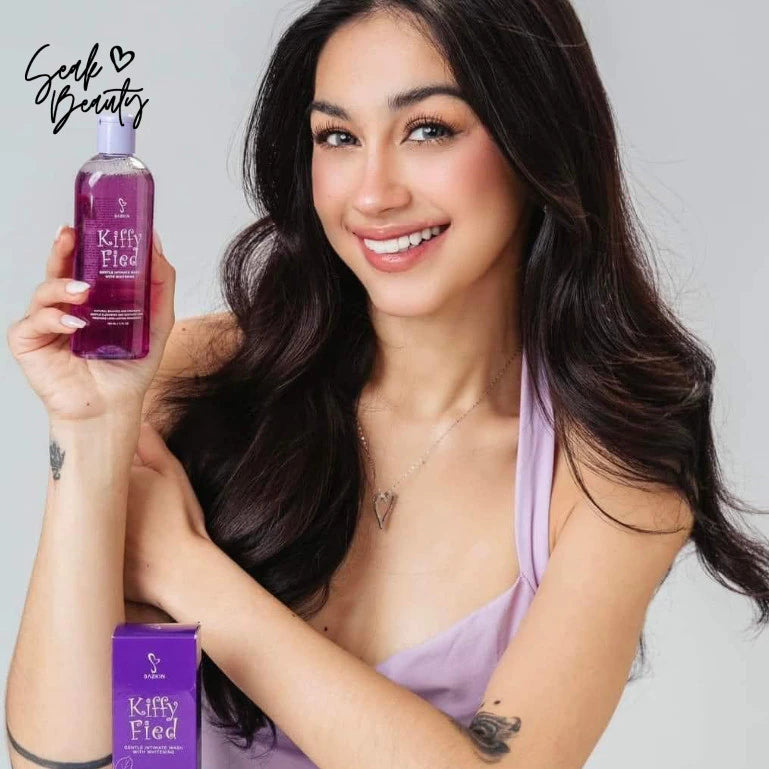 B1T1 SASKIN Kiffyfied Feminine Wash Gentle Intimate Whitening Cooling Effect Sazchna Zeinab