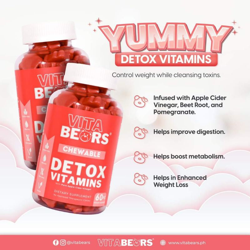 VitaBears Chewable Detox / Gut new packaging