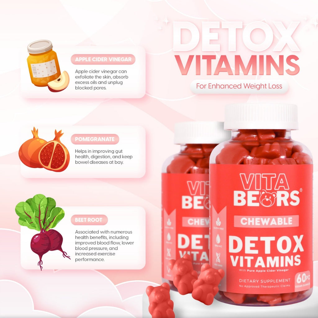 VitaBears Chewable Detox / Gut new packaging