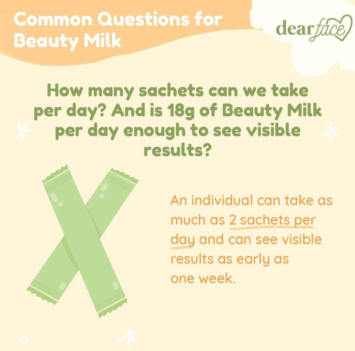 Dear Face Beauty Milk Premium Japanese Melon Collagen Drink