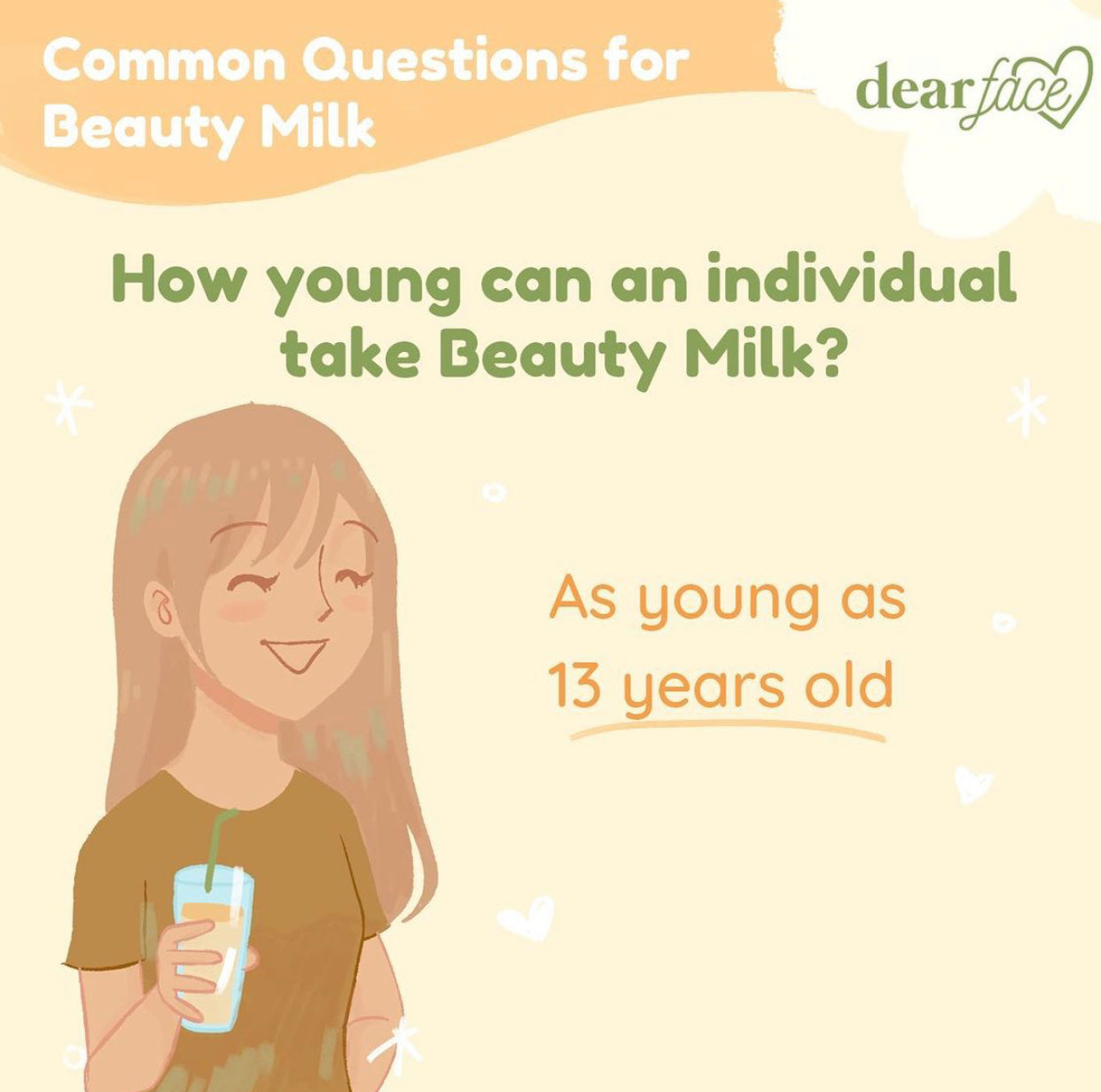 Dear Face Beauty Milk Premium Japanese Melon Collagen Drink
