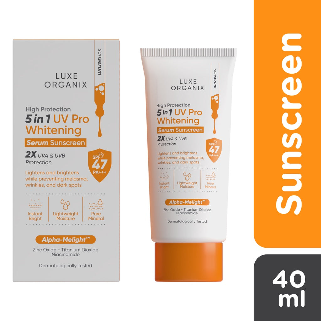Luxe Organix 5in1 UV Pro Whitening Serum Sunscreen SPF 50 PA+++ 40mL