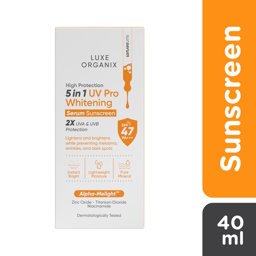 Luxe Organix 5in1 UV Pro Whitening Serum Sunscreen SPF 50 PA+++ 40mL