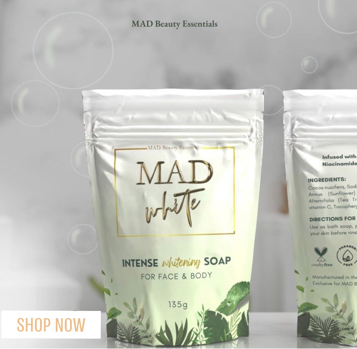 MAD White Intense Whitening Soap for Face and Body Seak Beauty