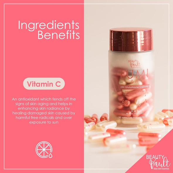 Lumi 24H Gluta 60Caps by Beauty Vault