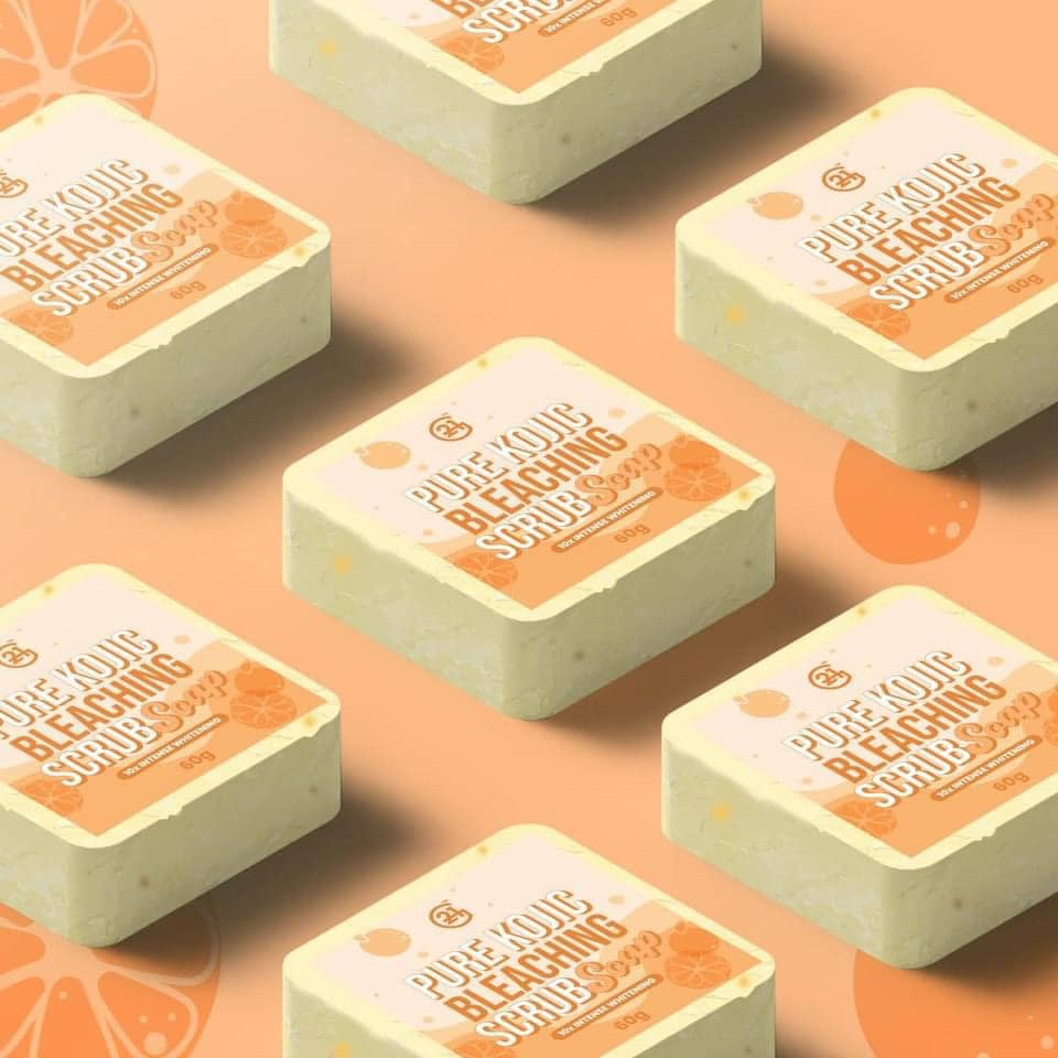G21 Pure Kojic Bleaching Scrub Soap 10x Intensive Whitening