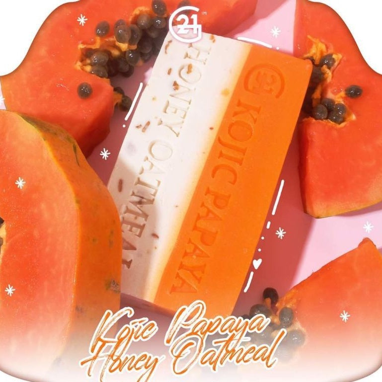 G21 Duo Soap Kojic Papaya + Honey Oatmeal