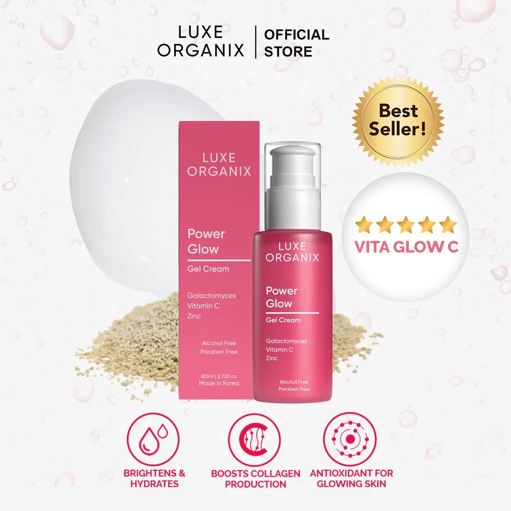 Luxe Organix Power Glow Gel Cream 80ml – Seak Beauty