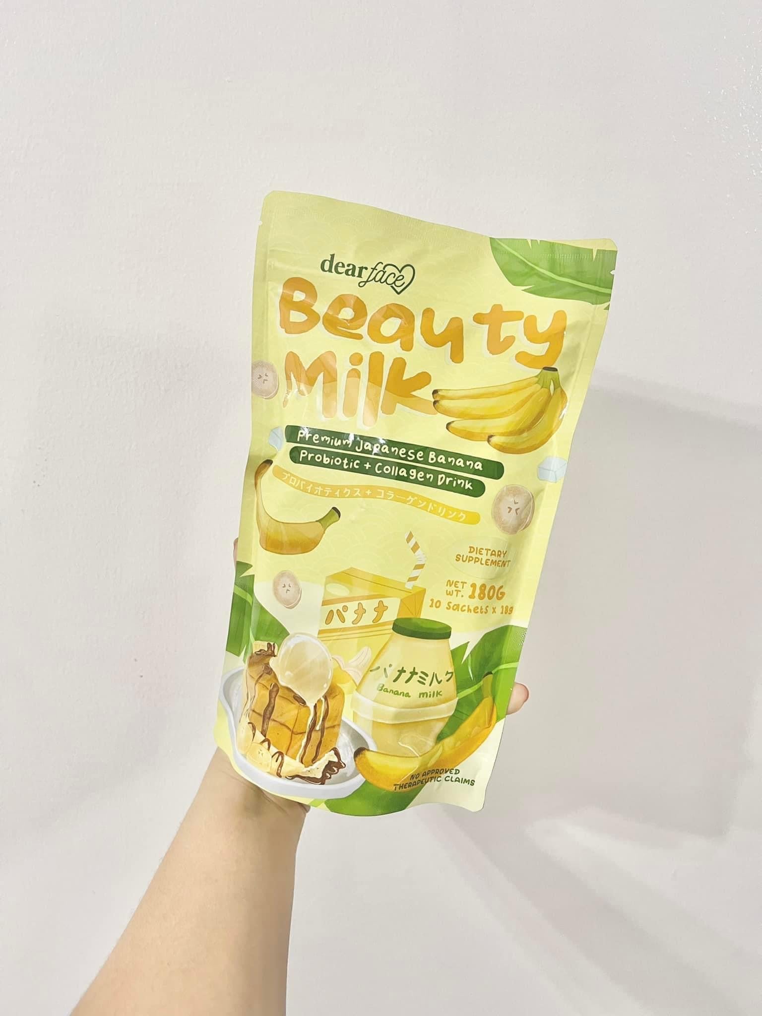 Dear Face Beauty Milk Banana Collagen Drink