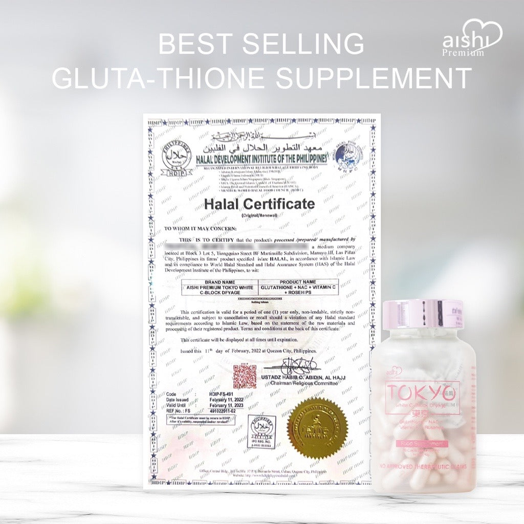 Aishi Tokyo White C-Block Dfyage (Premium 42,000mg Japan Glutathione)