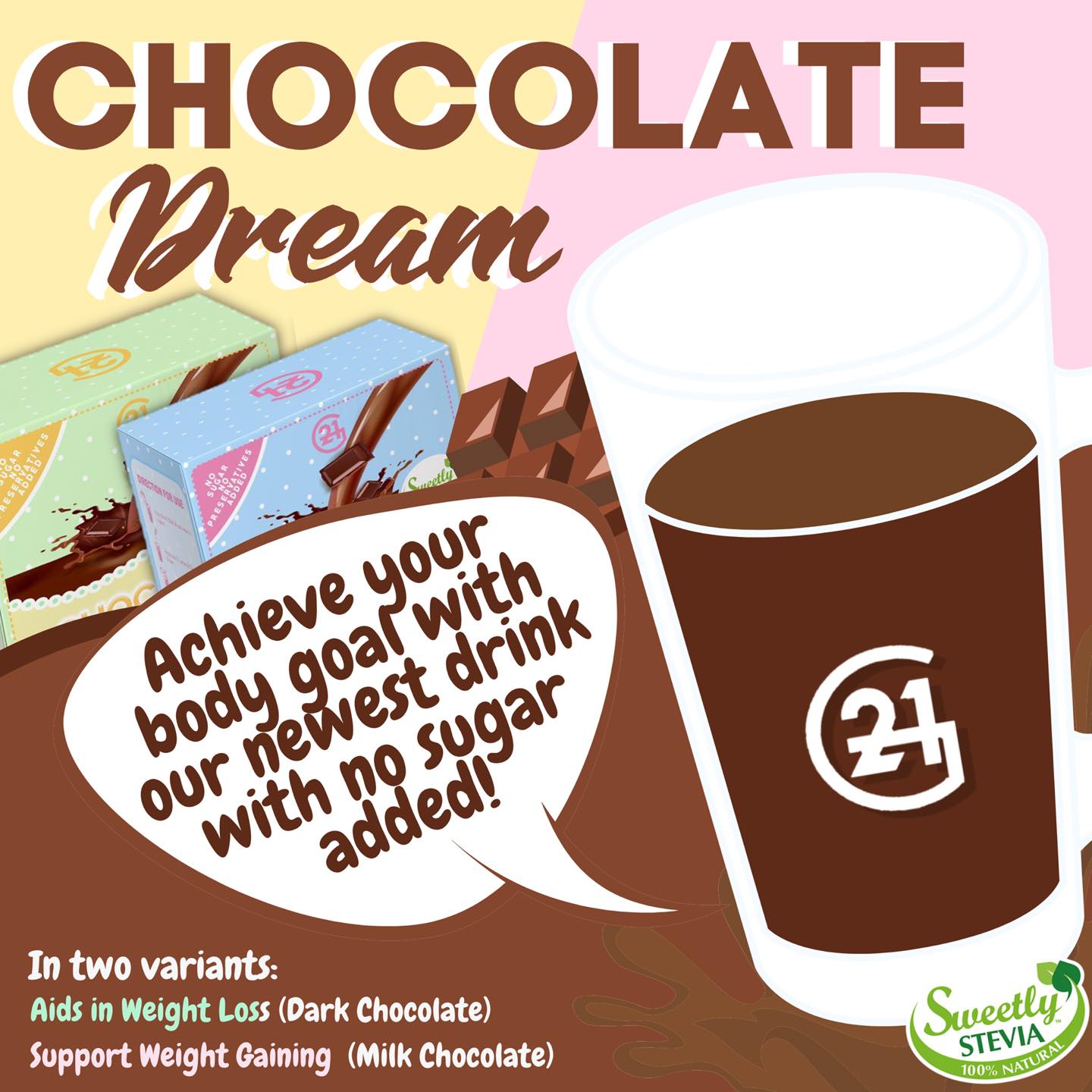 G21 Chocolate Dream Support Gain Weight