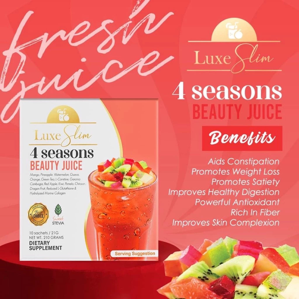 Luxe Slim Coffee and Beauty Juice by Anna Magkawas - Lychee, AvoCaffé Macchiato, Decaf, Caffe Black, Avocado