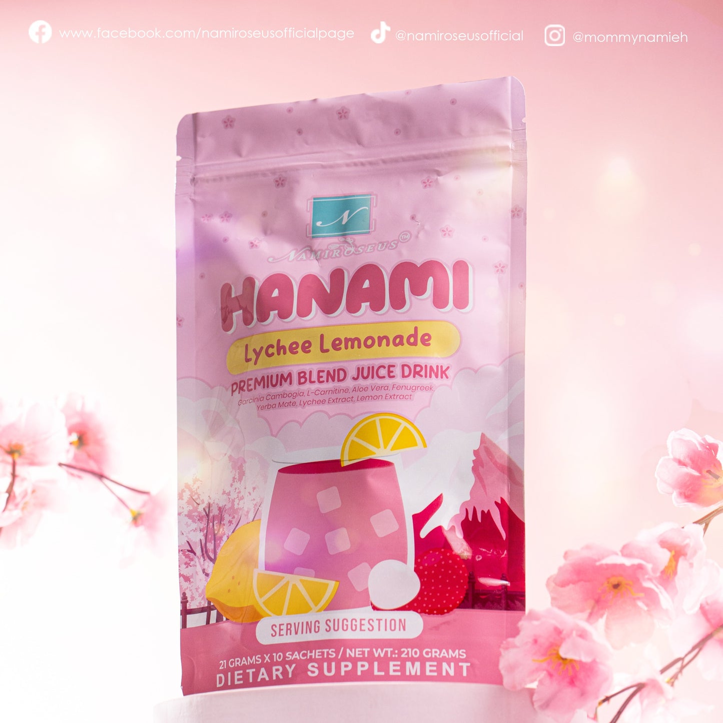 Namiroseus Tokyo Vanilla Coffee, Kyoto, Pokhara, Sakura, Hanami- 10 sachets per pouch