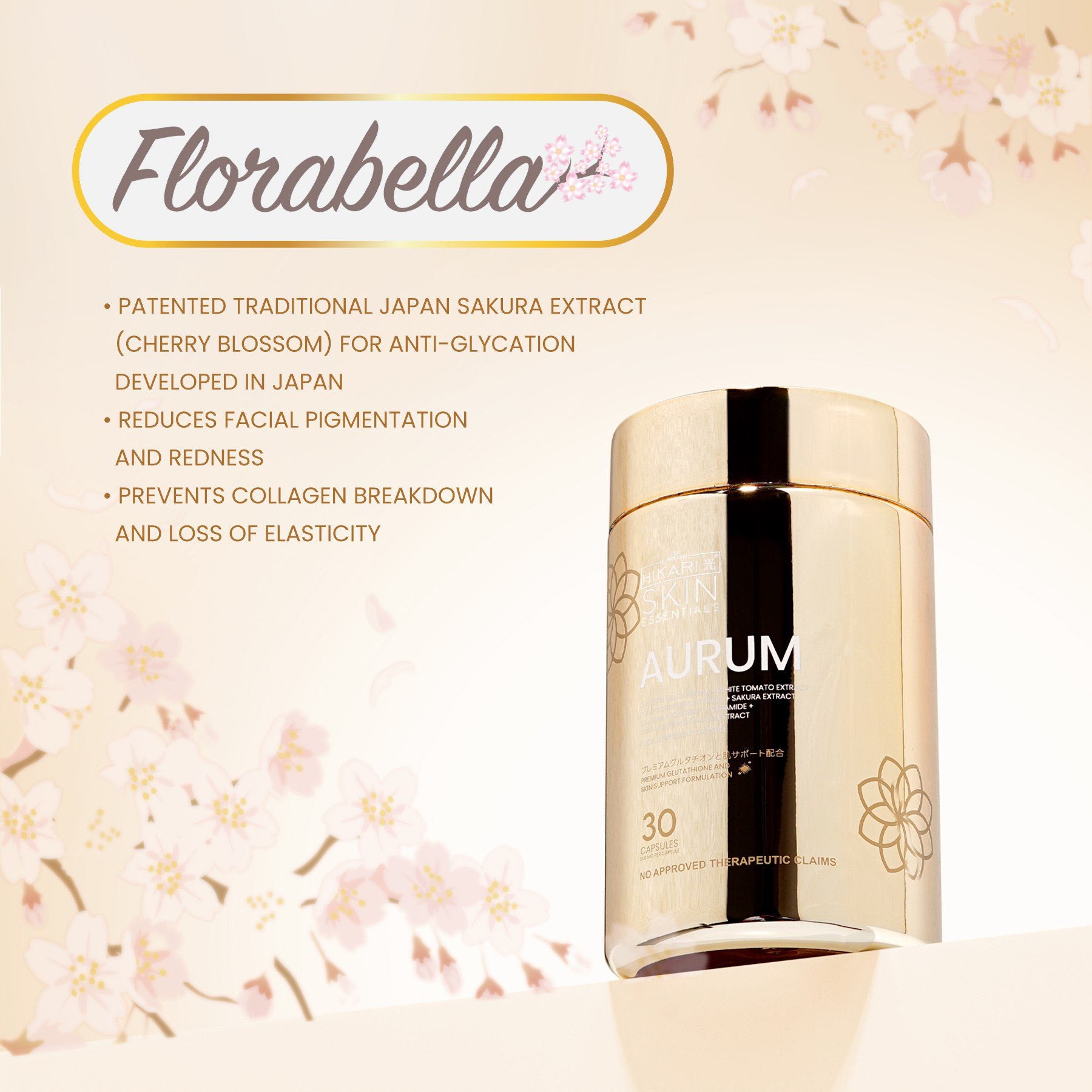 Hikari Skin Essentials Aurum Gluta Capsules 30s – Seak Beauty