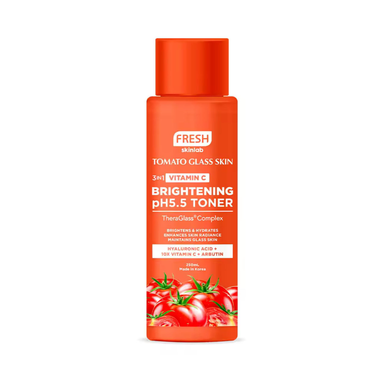 Fresh Skinlab Tomato Glass Skin 3 in 1 Vitamin C Brightening Toner (Bigger size - 250ml)