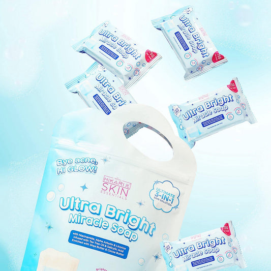 Hikari Skin Essentials UltraBright Miracle Soap 5 soap per pouch