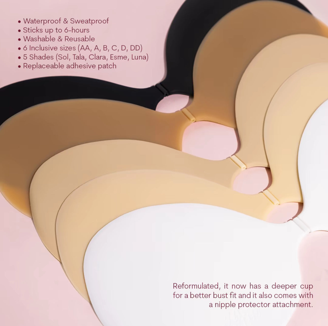 Hiraya Pilipina | BOSOM CAKE 2.0 Push-Up Silicone Bra (Now Reformulated with Stronger Adhesive)
