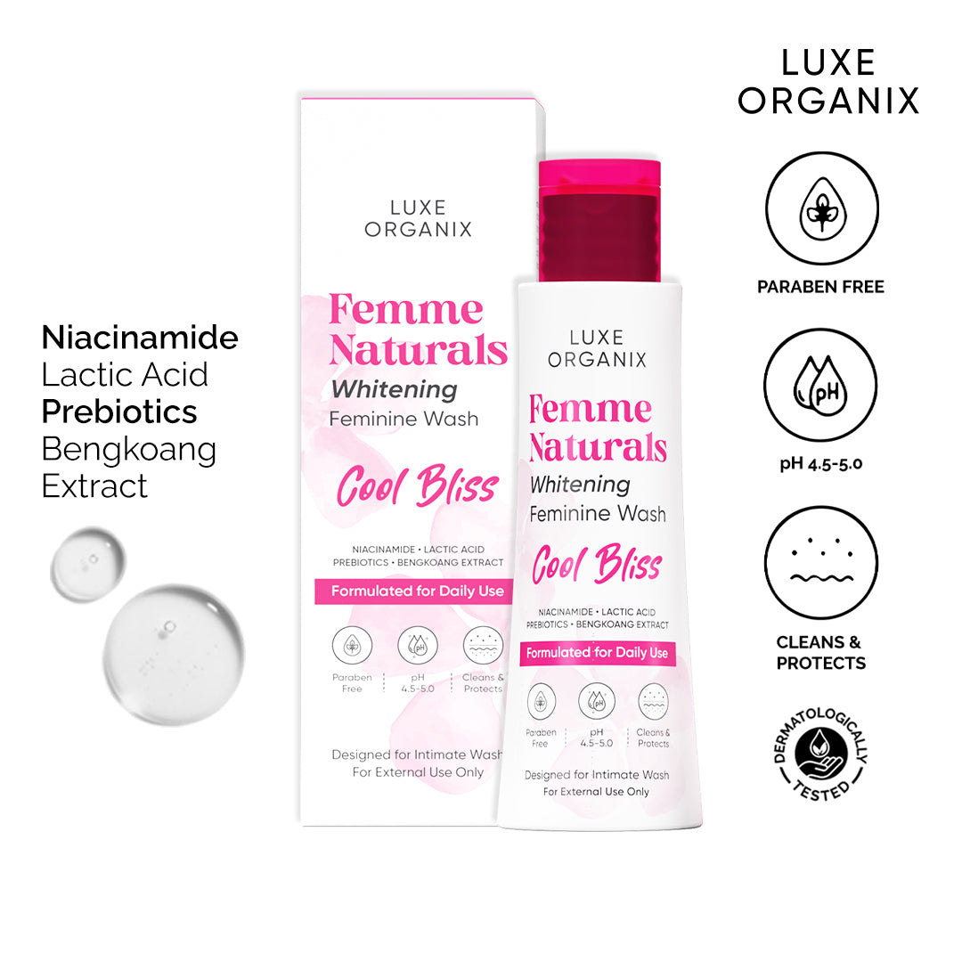 Luxe Organix Femme Natural 120ml - for Daily and Red Days Use