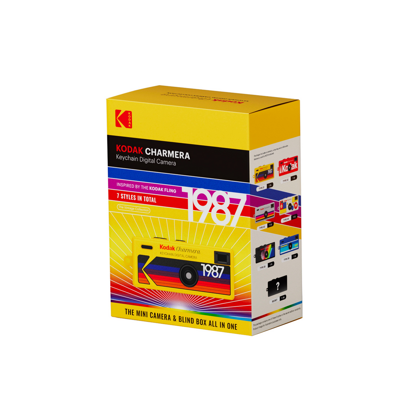 PREORDER - KODAK CHARMERA Keychain Digital Camera Blind Box Collection
