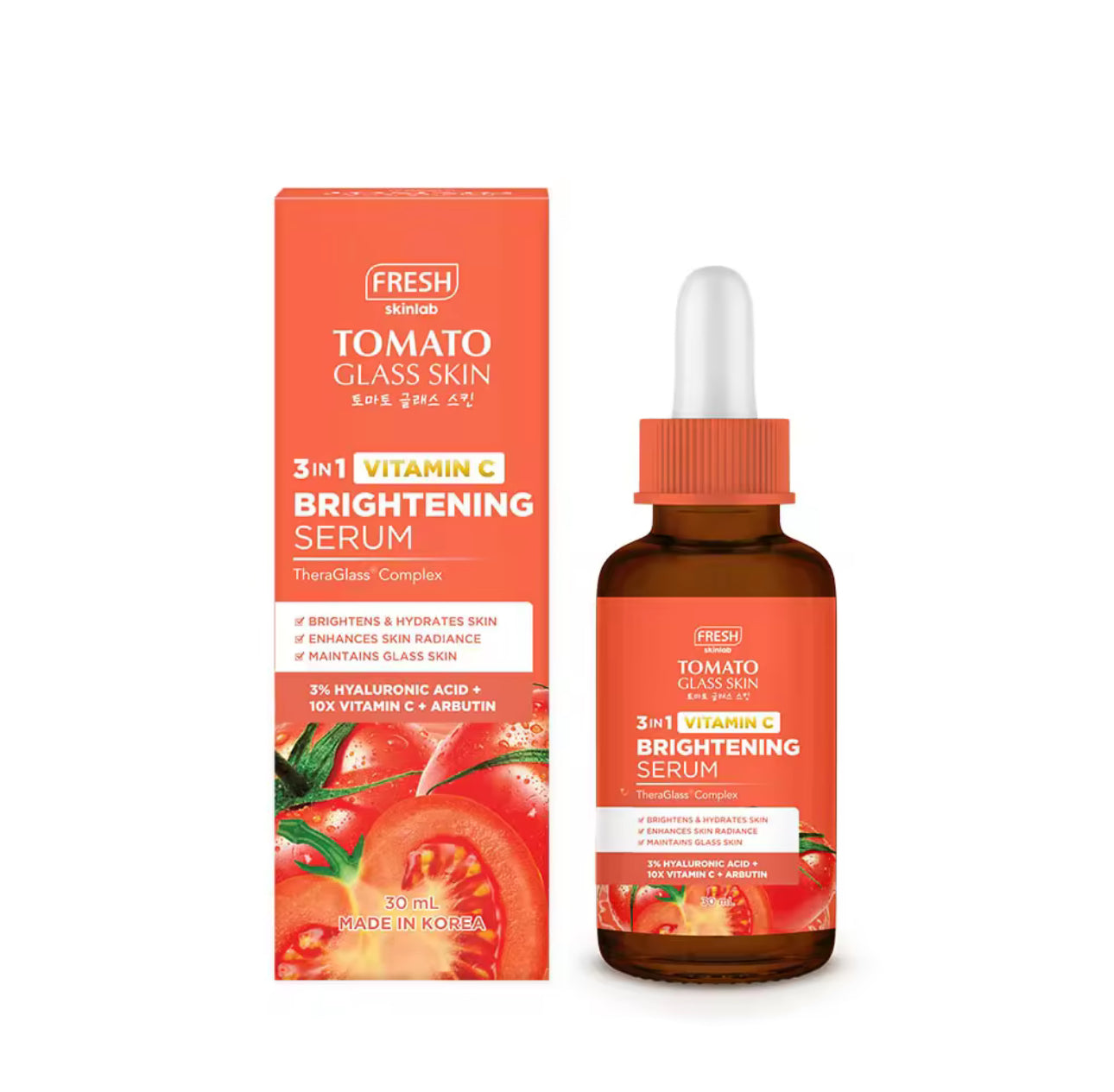 Fresh Skinlab Tomato Glass Skin 3in1 Vitamin C Brightening Serum 30 ml