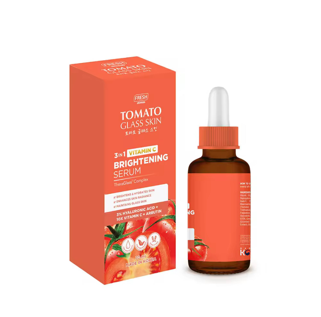 Fresh Skinlab Tomato Glass Skin 3in1 Vitamin C Brightening Serum 30 ml