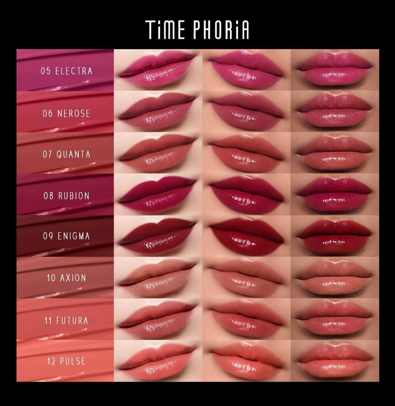 PREORDER 30 DAYS - TIME PHORIA - STELLAR DUST LIP STAIN 5ML Lip Tint Lipstick Lip Gloss Waterproof Long Lasting Lippie