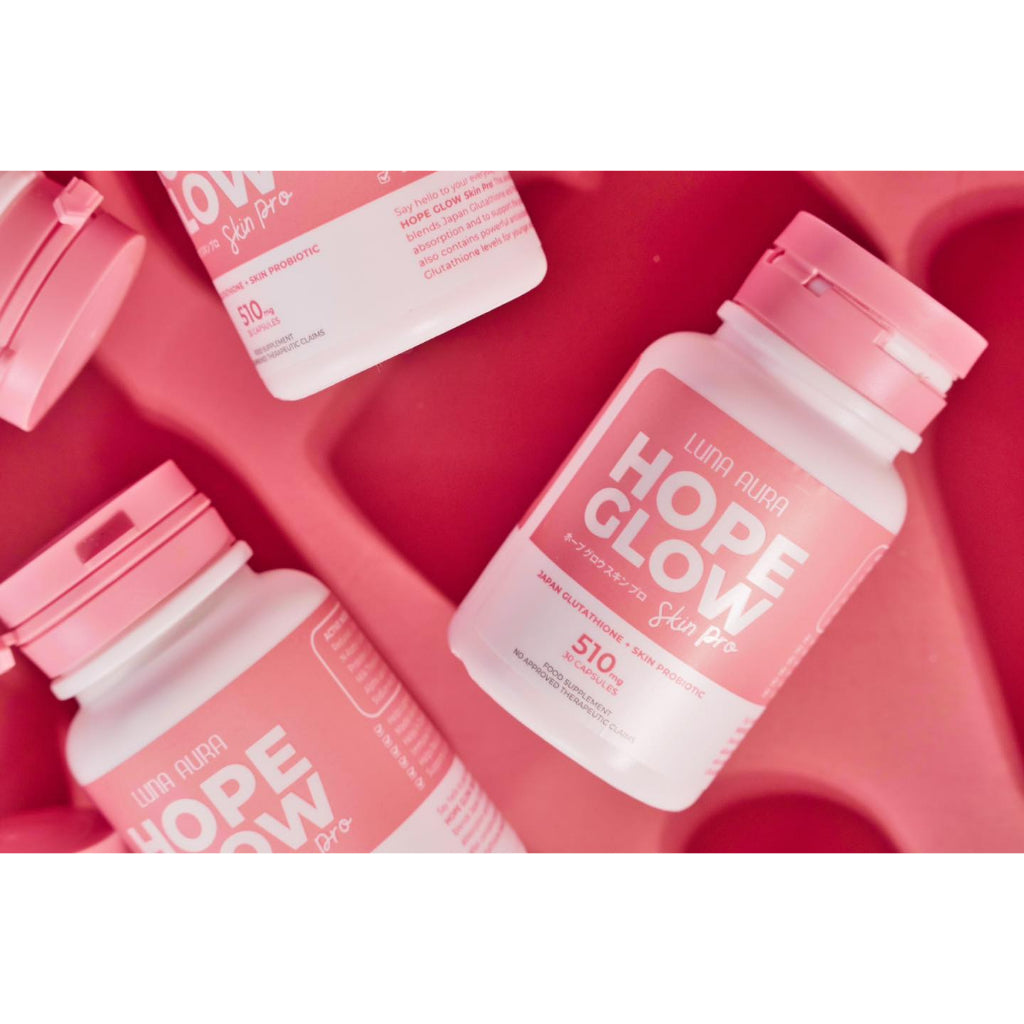 Hope Glow Skin Pro Luna Aura Japan Glutathione Skin Probiotic 30 Capsules