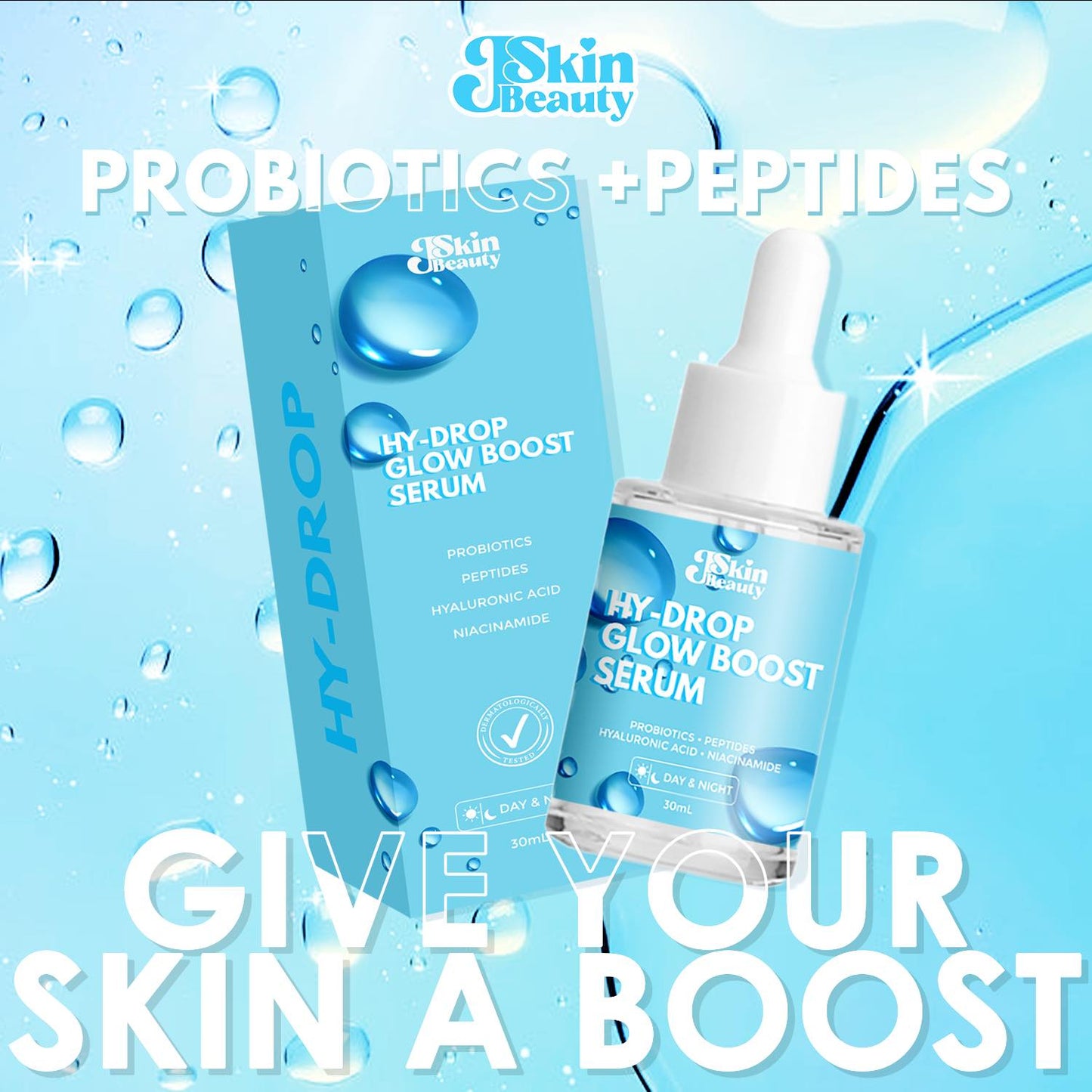 J Skin Beauty Hy-Drop Glow Boost Serum
