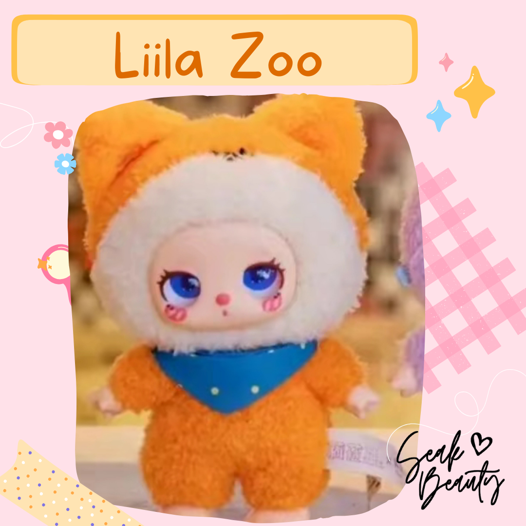 Liila Zoo Plush Toy 6 Characters to choose from