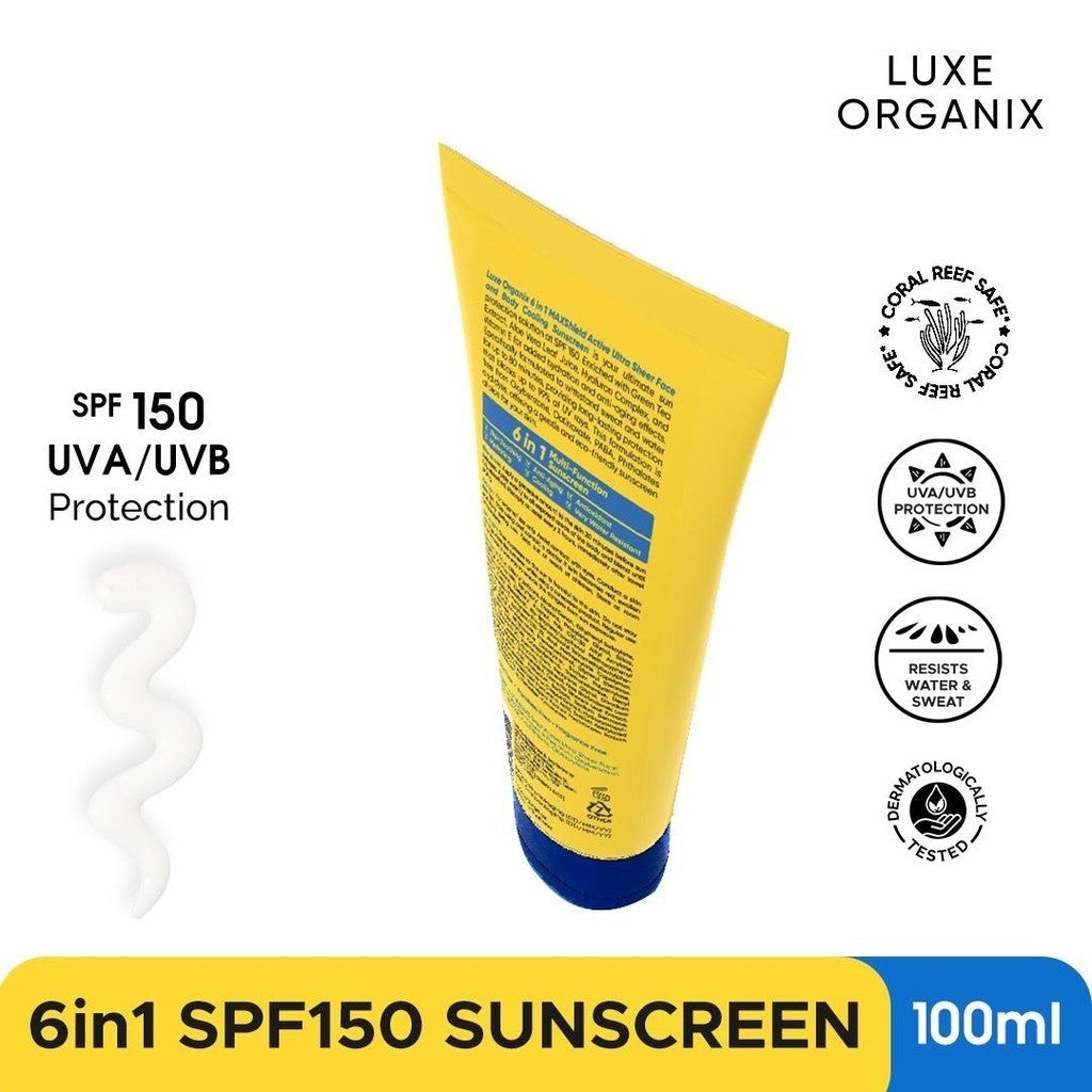 Luxe Organix Spf 150 Maxshield Face & Body Sunscreen 100ml