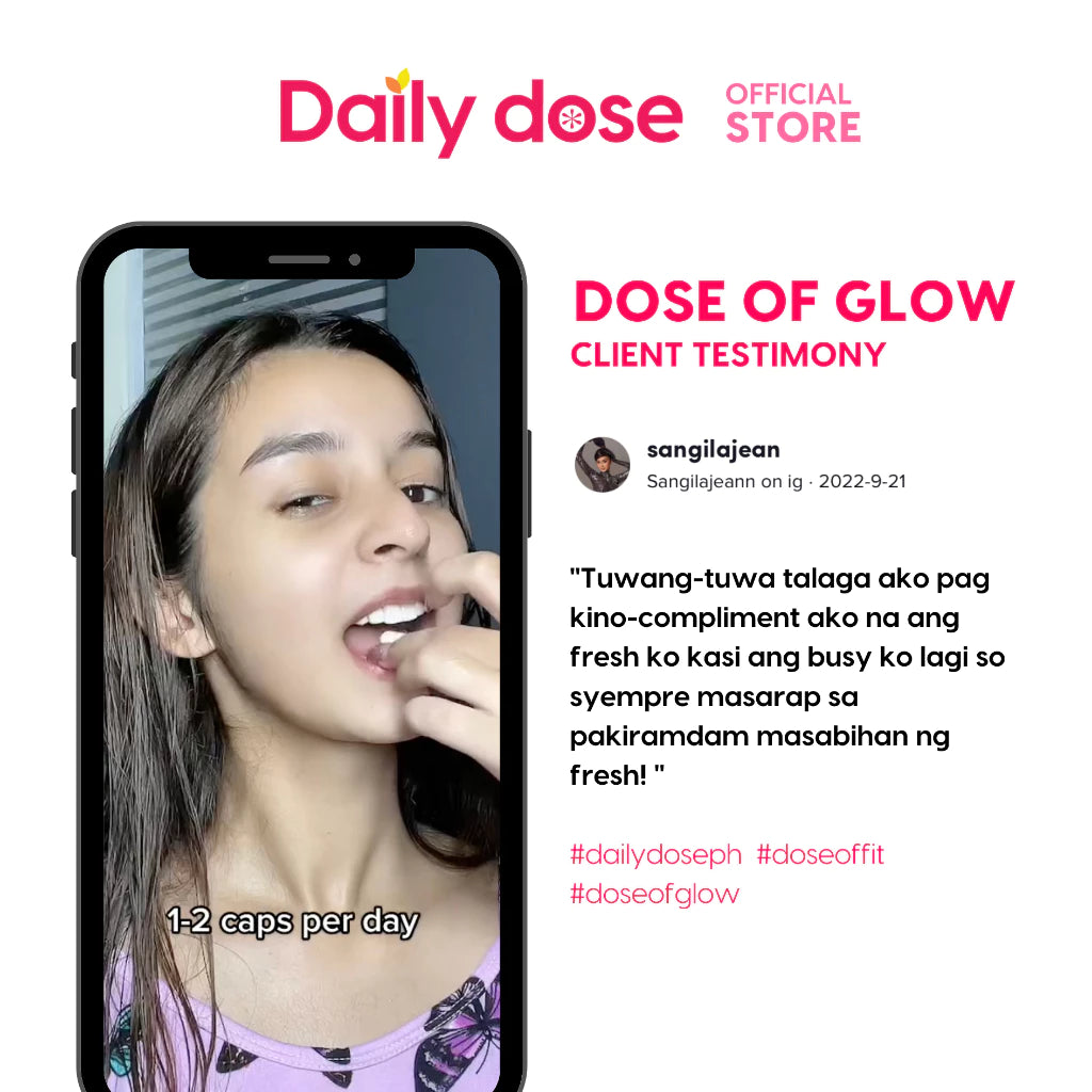 icon video play     icon arrow left boldicon arrow right bold Share:   Favorite (6.2K) Simply HUE | Daily Dose - Dose Of Glow Triple Glutathione Capsules